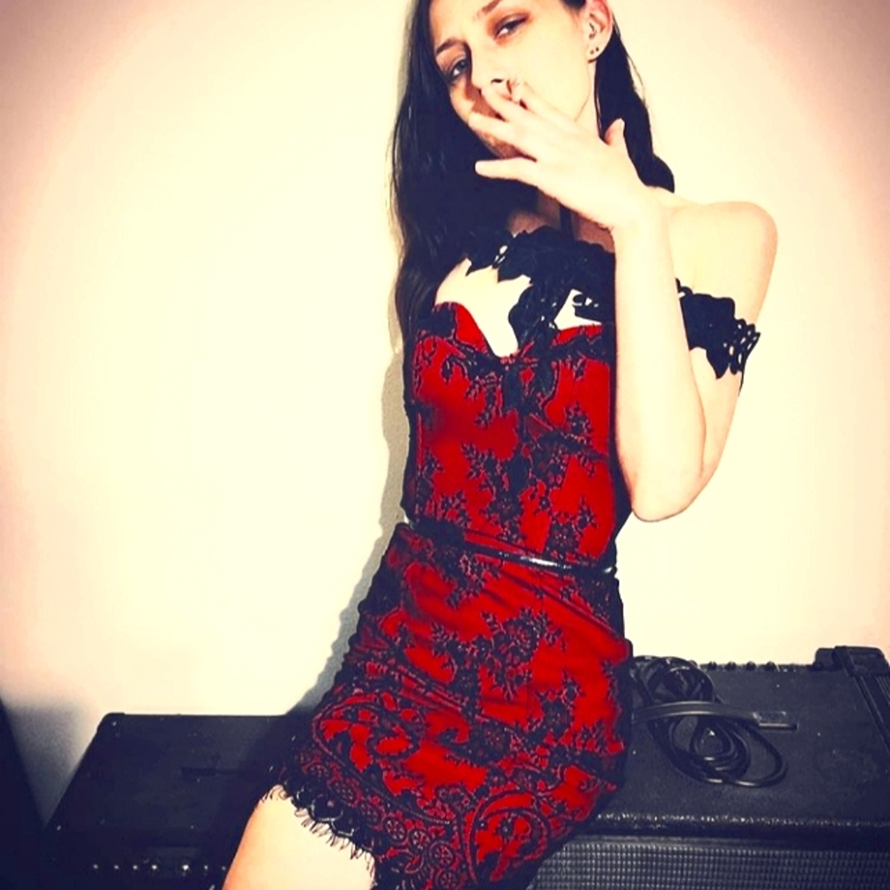 Wheels and Dollbaby lace dress